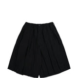 Pantaloncini sartoriali plissettati in nero Yohji yamamoto - uomo 