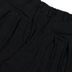 Pantaloncini sartoriali plissettati in nero Yohji yamamoto - uomo 