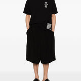 Shorts con tasche in nero Yohji yamamoto - uomo 