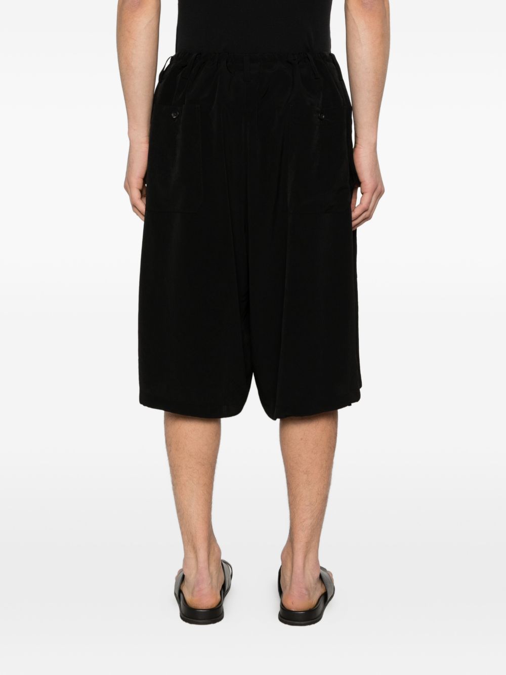Shorts con tasche in nero Yohji yamamoto - uomo 