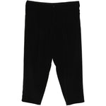 Pantaloni con pieghe frontali in nero Yohji yamamoto - uomo 
