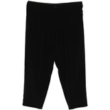 Pantaloni con pieghe frontali in nero Yohji yamamoto - uomo 