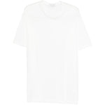 T-shirt a maniche corte in bainco Yohji yamamoto - uomo 
