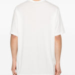 T-shirt a maniche corte in bainco Yohji yamamoto - uomo 