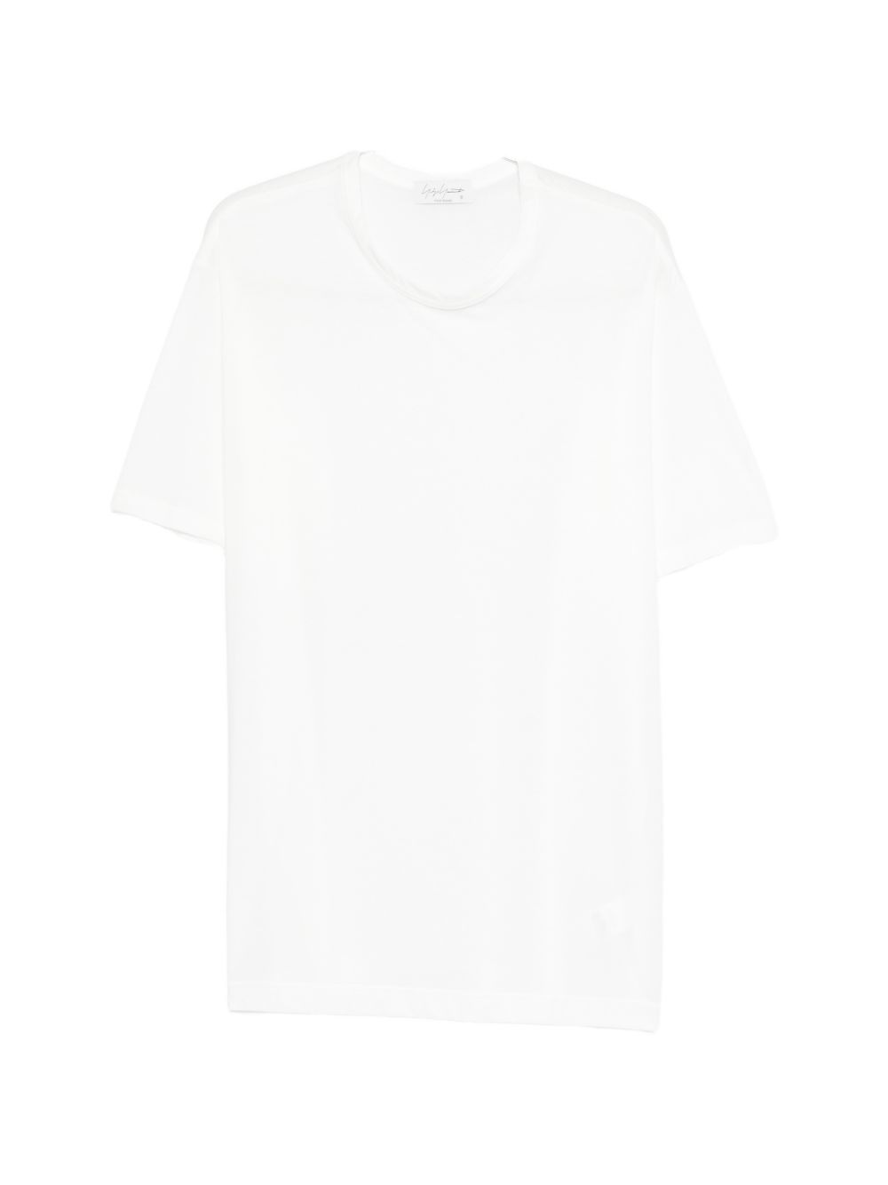 T-shirt a maniche corte in bainco Yohji yamamoto - uomo 