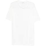 T-shirt a maniche corte in bainco Yohji yamamoto - uomo 