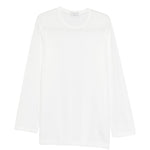 T-shirt a maniche lunghe in bainco Yohji yamamoto - uomo 