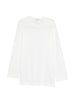 T-shirt a maniche lunghe in bainco Yohji yamamoto - uomo