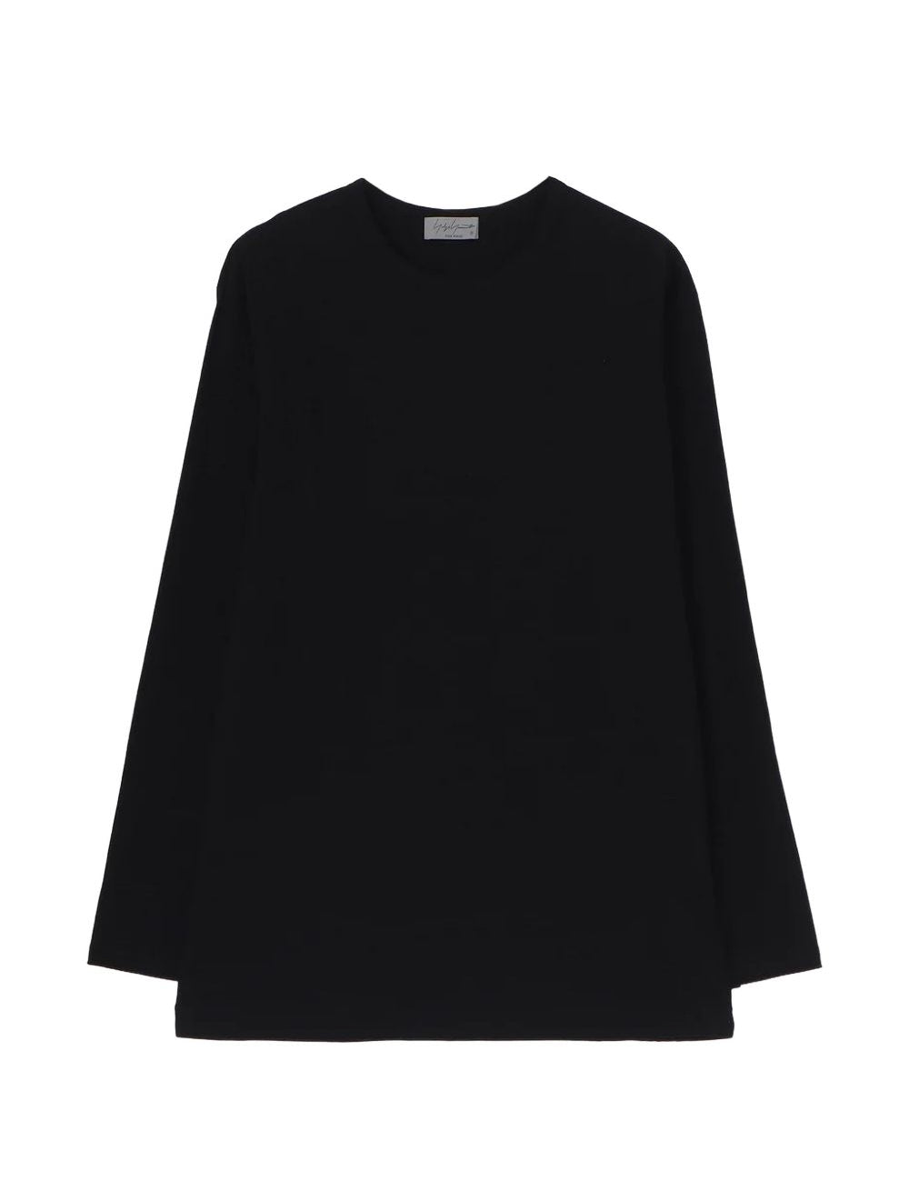 T-shirt a maniche lunghe in nero Yohji yamamoto - uomo 