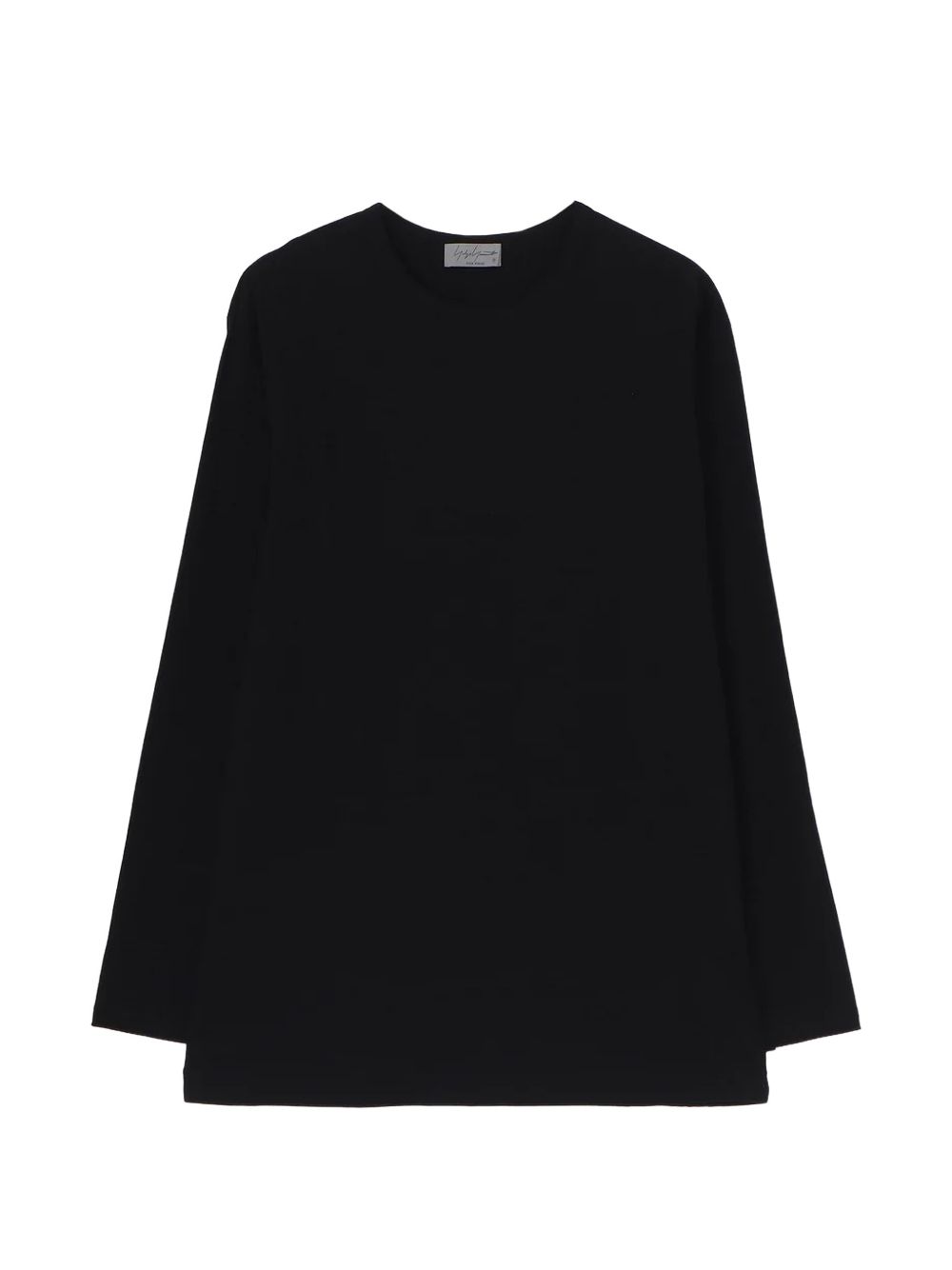 T-shirt a maniche lunghe in nero Yohji yamamoto - uomo 