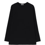 T-shirt a maniche lunghe in nero Yohji yamamoto - uomo 