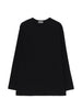 T-shirt a maniche lunghe in nero Yohji yamamoto - uomo