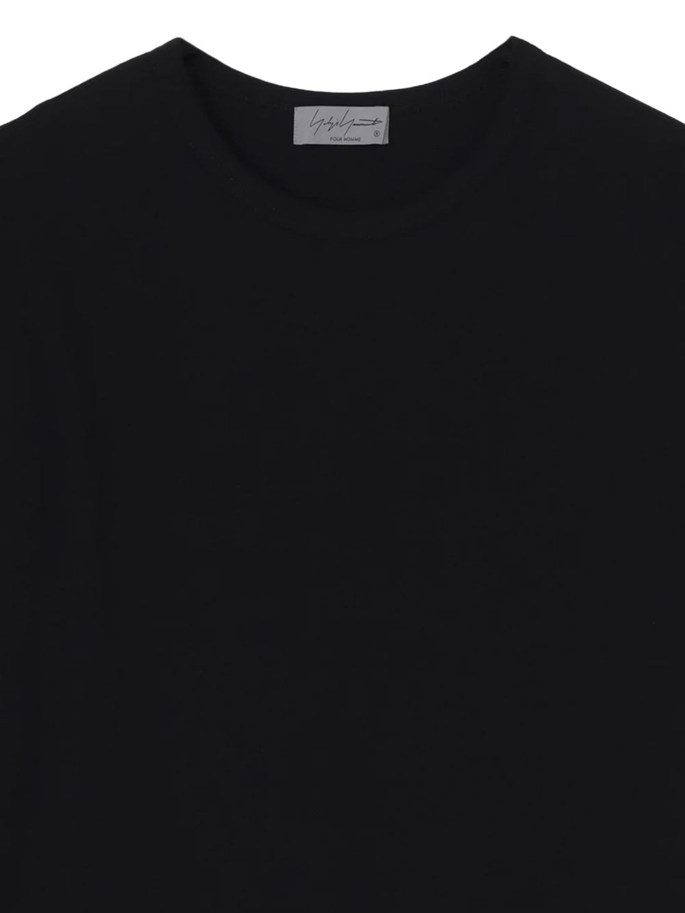 T-shirt a maniche lunghe in nero Yohji yamamoto - uomo 