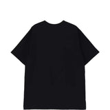 T-shirt a maniche corte in nero Yohji yamamoto - uomo 