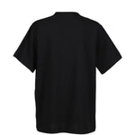 T-shirt a maniche corte in nero Yohji yamamoto - uomo 