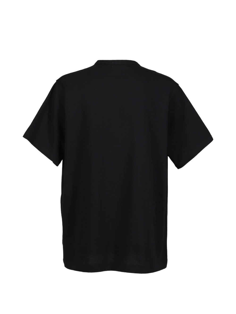T-shirt a maniche corte in nero Yohji yamamoto - uomo 