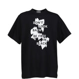 T-shirt a maniche corte in nero Yohji yamamoto - uomo 