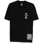 T-shirt a maniche corte in nero Yohji yamamoto - uomo 