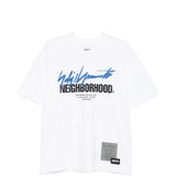T-shirt a maniche corte in bainco Yohji yamamoto - uomo 