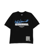 T-shirt a maniche corte in nero Yohji yamamoto - uomo 
