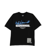 T-shirt a maniche corte in nero Yohji yamamoto - uomo 