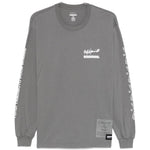T-shirt a maniche lunghe in grigio Yohji yamamoto - uomo 