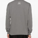 T-shirt a maniche lunghe in grigio Yohji yamamoto - uomo 