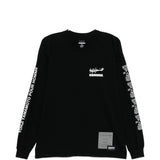 T-shirt a maniche lunghe  in nero Yohji yamamoto - uomo 
