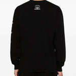 T-shirt a maniche lunghe  in nero Yohji yamamoto - uomo 