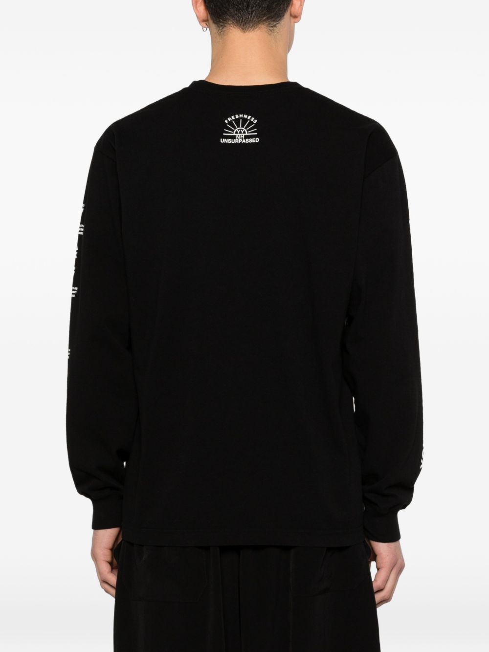 T-shirt a maniche lunghe  in nero Yohji yamamoto - uomo 