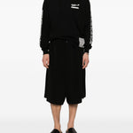 T-shirt a maniche lunghe  in nero Yohji yamamoto - uomo 