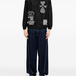 Giacca con logo in nero Yohji yamamoto - uomo 