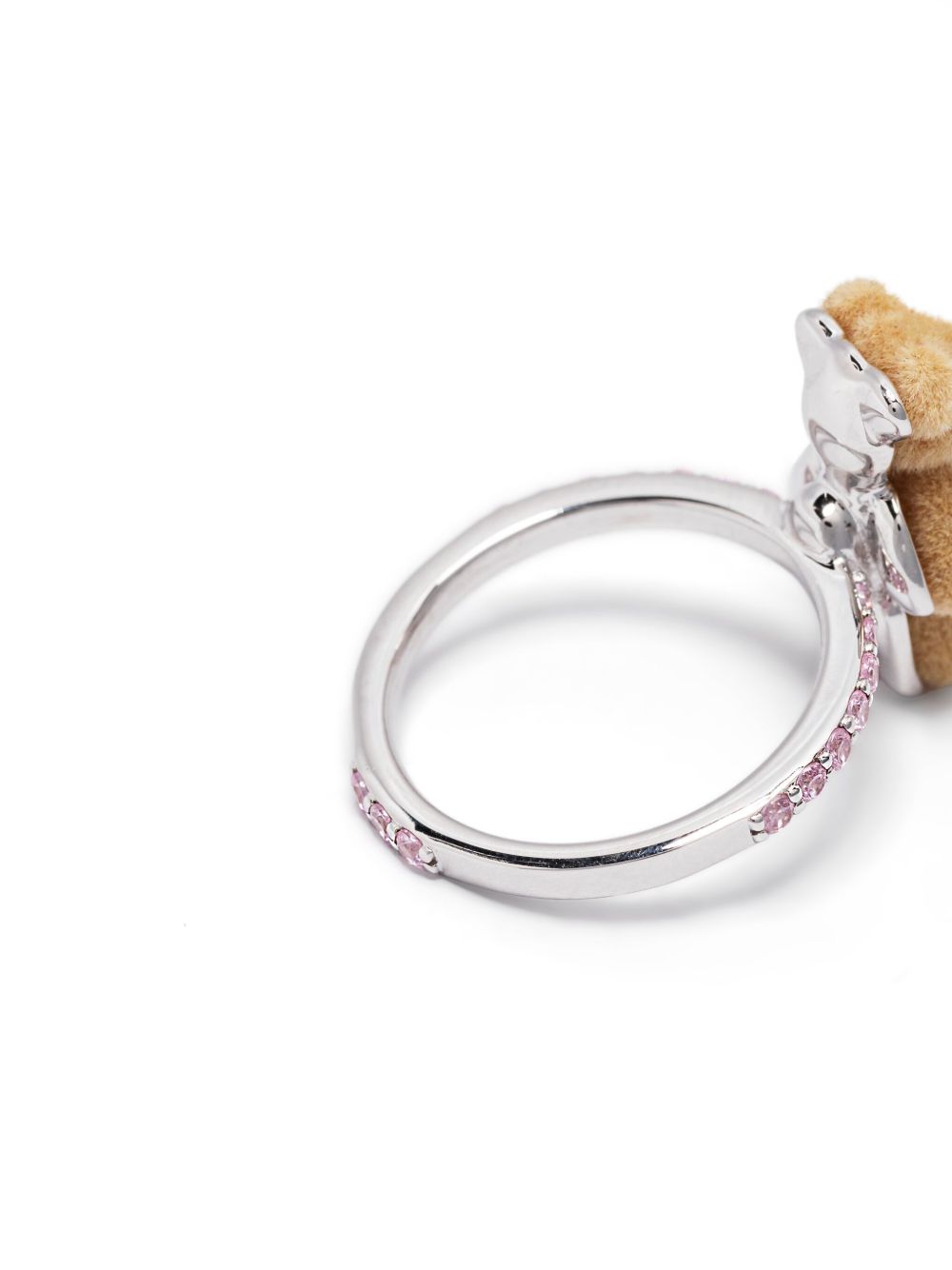 Anello mini bear in argento Yvmin - donna 