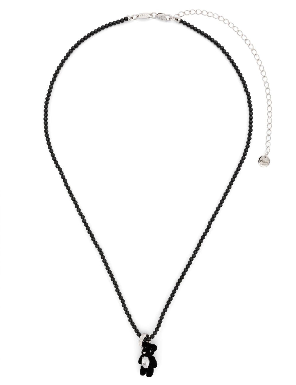 Collana con teddy bear in nero Yvmin - donna 