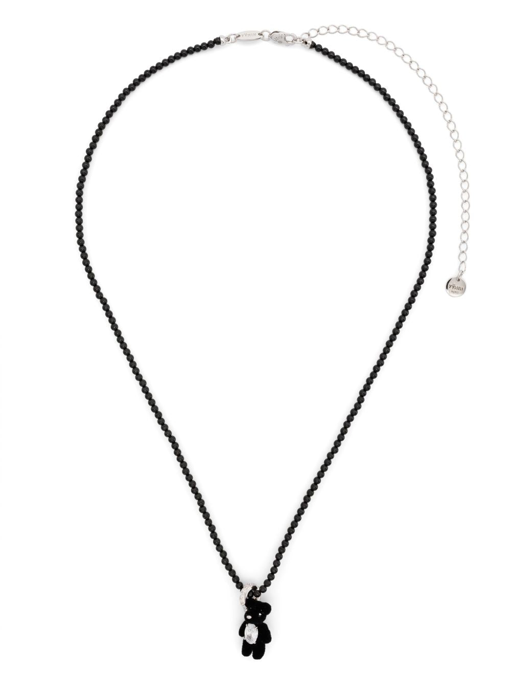 Collana con teddy bear in nero Yvmin - donna 