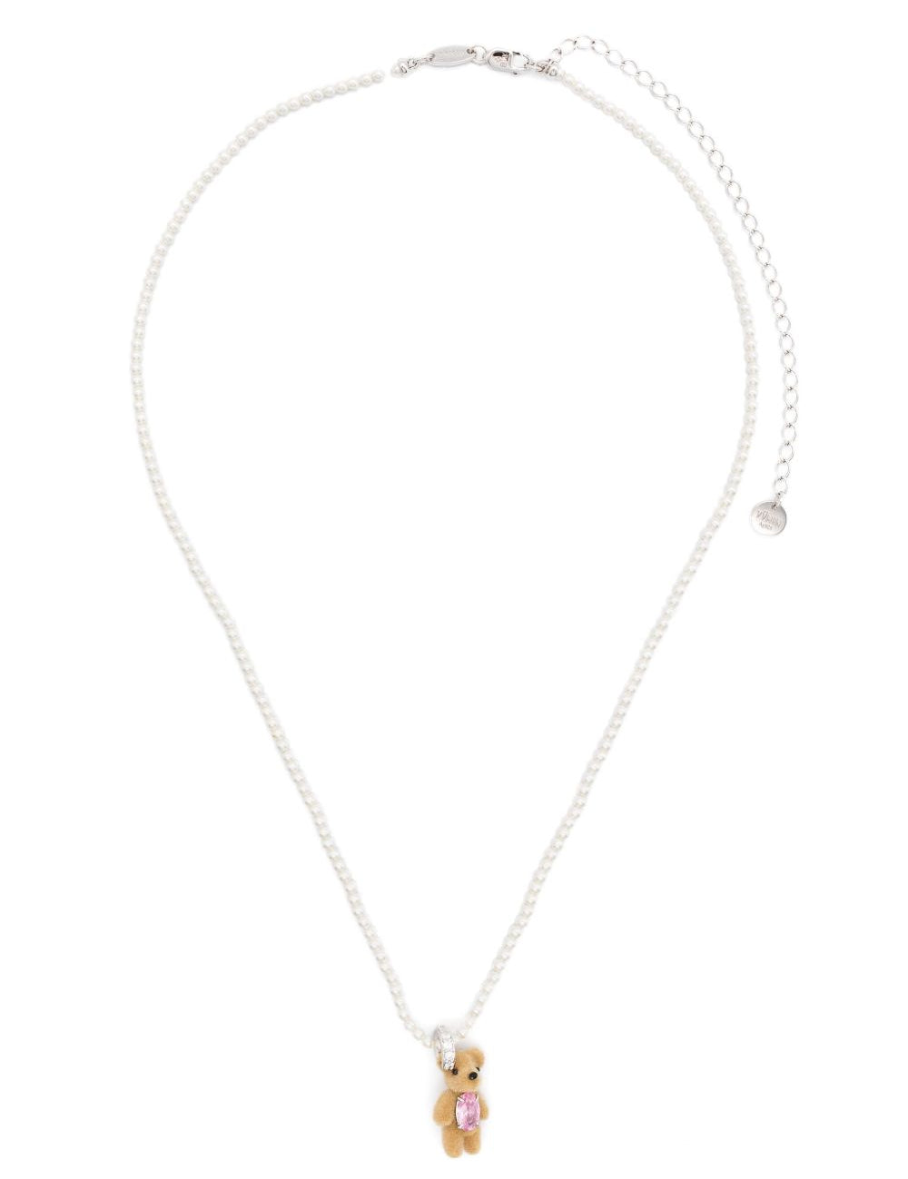 Collana con teddy bear in nero Yvmin - donna 