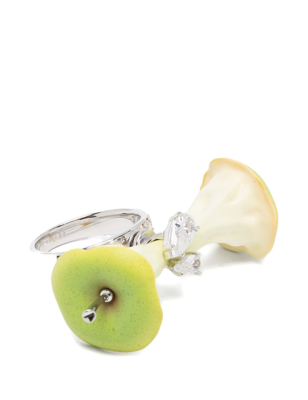 Anello paradise/torzellino di mela in verde Yvmin - donna 