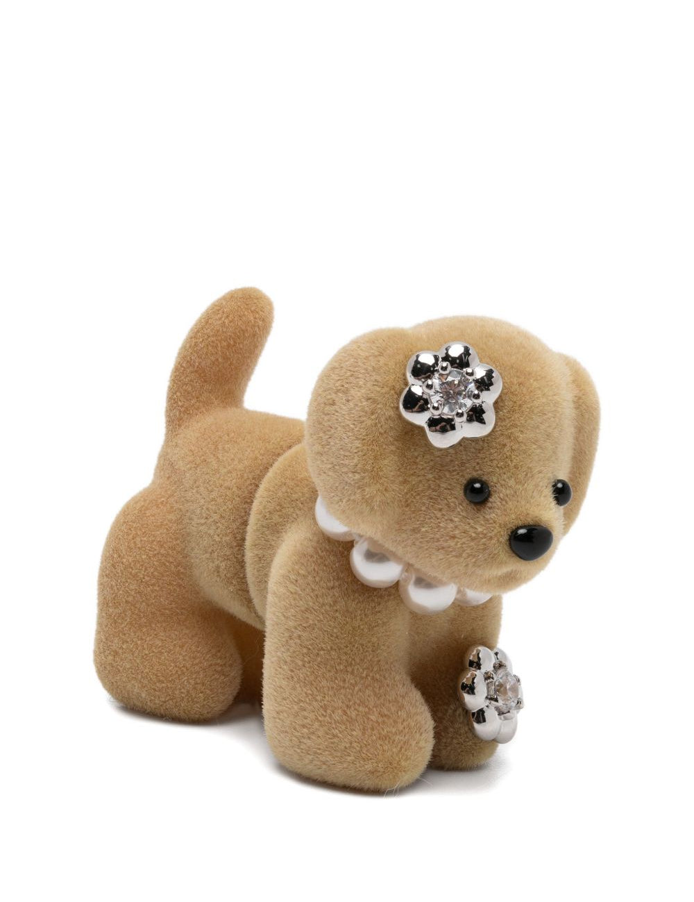 Orecchini a forma di cucciolo in beige Yvmin - donna 