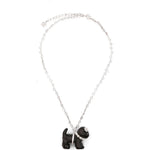 Collana con ciondolo a forma di cane in marrone Yvmin - donna 