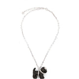 Collana con ciondolo a forma di cane in marrone Yvmin - donna 