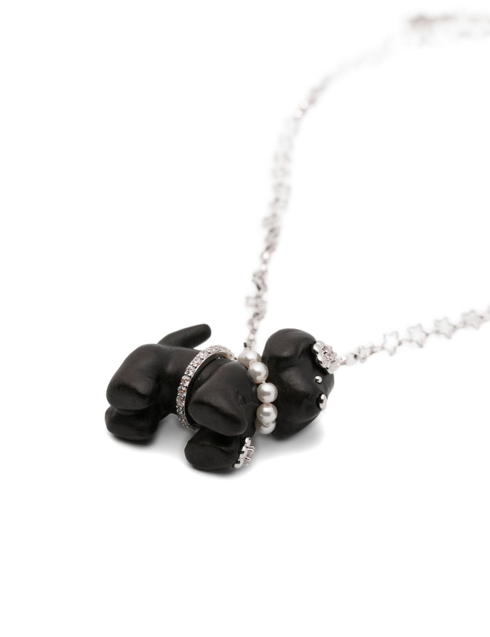 Collana con ciondolo a forma di cane in marrone Yvmin - donna 