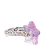 Anello decorato con stelle in rosa Yvmin - donna 