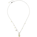 Collana con ciondolo a forma di orsetto fiorito in argento Yvmin - donna 