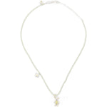 Collana con ciondolo a forma di fiore e orso in argento Yvmin - donna 