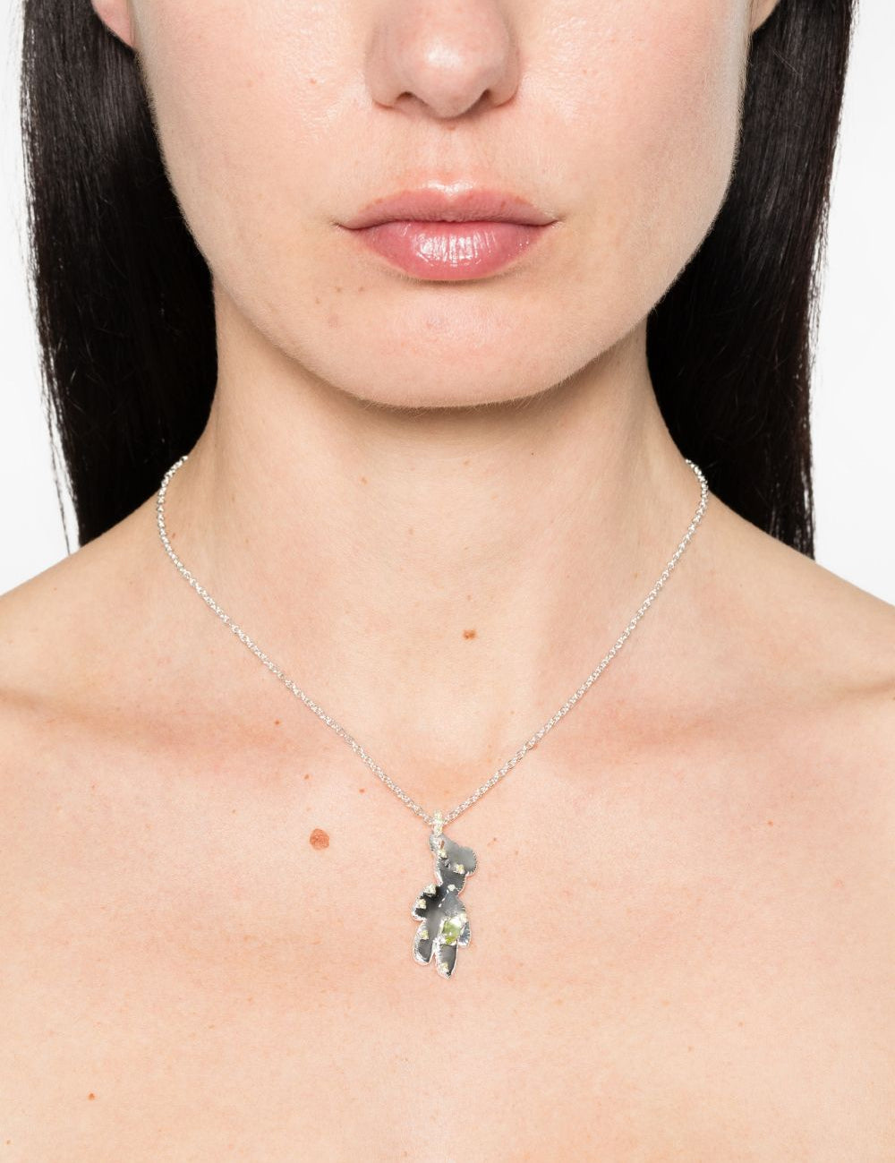 Collana con ciondolo a forma di orso in argento Yvmin - donna 