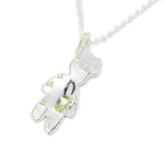 Collana con ciondolo a forma di orso in argento Yvmin - donna 