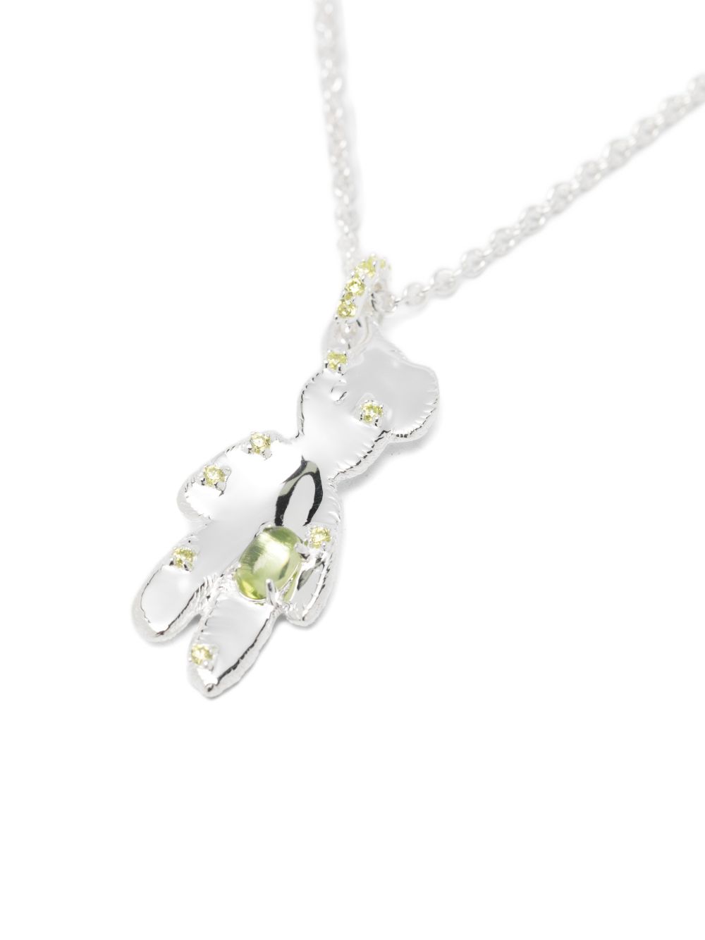 Collana con ciondolo a forma di orso in argento Yvmin - donna 