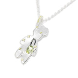 Collana con ciondolo a forma di orso in argento Yvmin - donna 