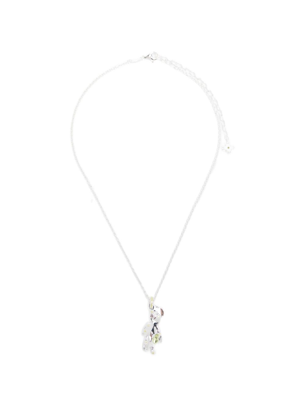 Collana con ciondolo a forma di orso in argento Yvmin - donna 