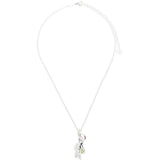 Collana con ciondolo a forma di orso in argento Yvmin - donna 